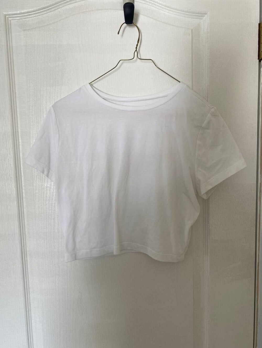 Target Wild Fable White Cropped T Shirt Size XL